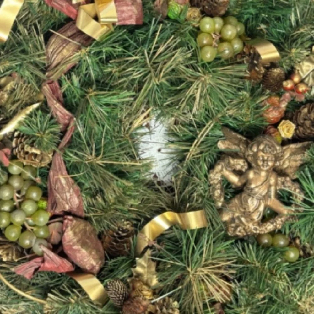 Victorian Angel Wreath Wall Door Table Centerpiece Holiday Décor Christmas